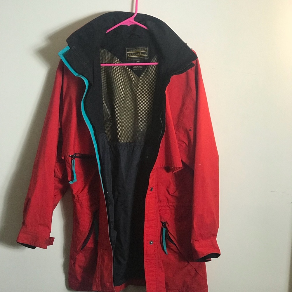 Eddie Bauer jacket, few stains.
